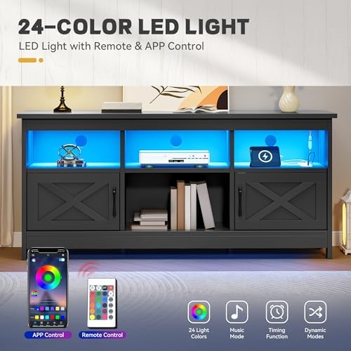 YITAHOME TV Stand for 65 Inch TVs, Entertainment C... - Image 6