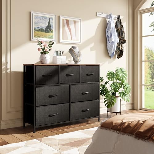 WLIVE 7 Drawer Dresser TV Stand, Entertainment Cen... - Image 10