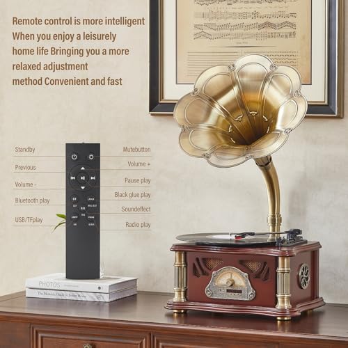 Vintage Gramophone with Bluetooth Output Vintage R... - Image 3
