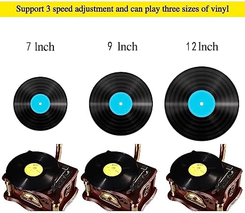 Vintage Gramophone with Bluetooth Output Vintage R... - Image 6